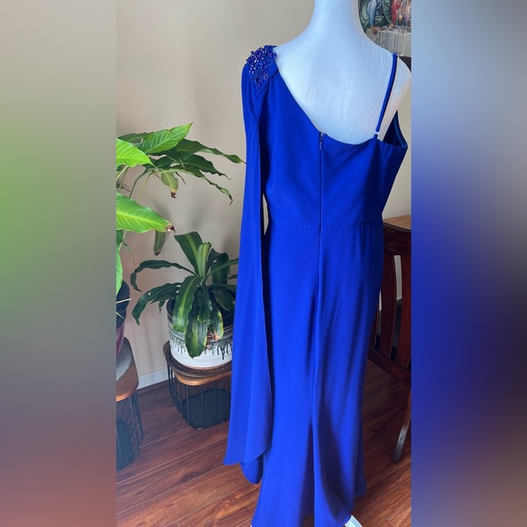 Allure Royal Blue Evening Dress - Picture 6 of 13